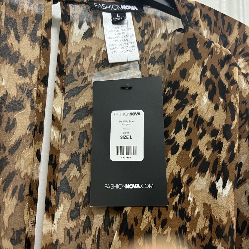 Fashion nova jump suit pants 62 inch long